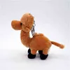 1st Cartoon Plush Camel KeyChain Desert Camels figur Simulering Animal telefonkedjeväska hänge par gåva 14cm handanweira j220729