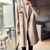 Trench da uomo 2022 Autunno Uomo Giubbotti oversize Harajuku Giacca a vento Tasca Cappotto Maschile Casual Outwear Hip Hop Streetwear Q61