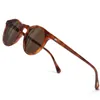 선글라스 Eareada 클리어 프레임 라운드 남성용 Gregory Peck Vintage Polarized OV5186 Mens