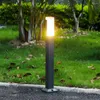 Thrisdar Acryl Outdoor Menschlicher Körper Bewegungssensor Weg Rasen Pfosten Licht Aluminium Poller Garten Villa Säule