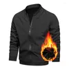 Hommes Vestes Hommes Casual Slim Bomber Veste Hommes Chaud Épais Tactique Air Polit Manteau Mâle Hiver Outwear Pardessus Baseball Vêtements