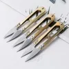 Gold Color Iron Scissors Tools Household Handhold Mini Sewing Scissor Embroidery Sew Cross Stitch Shears Craft Nippers Hand Tool BH7878 TQQ