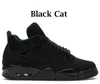 Military Black 4s Men Basketball Shoes University Blue Sail White Oreo Black Cat Fire Red Pure Money Bred Hombres Mujeres Entrenador Zapatillas deportivas vapmax con caja