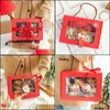 Подарочная упаковка подарочная упаковка Stobag 5pcs Red 22x15x5cm Protable Box Свадебная вечеринка по случаю дня рождения