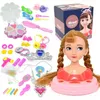 Kids Moda Oyuncak Çocuk Makyajı Oyun seti şekillendirici Head Bebek Saç Modeli Güzellik Oyunu Saç Kurutucu Kızlar İçin Doğum Günü Hediyesi 24314003