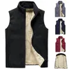 Men's Vests Autumn Vest Stylish Loose All Match Warm Fall Waistcoat For Outdoor