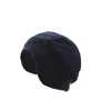 Berety 2022 Zimowe czapki dla mężczyzn Streatwear Retro Brimless Worbgy Melon Cap Fisherman Beret Fleece Warmowa czapka z Refleksją