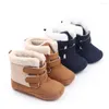 Buty zimowe grube pluszowe buty dla dzieci dla urodzonych dziewcząt zaawansowane toddler first Walkers botki bawełniane miękkie ciepłe ciepło