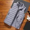 Men's Vests Useful Heated Vest Stand Collar Washable Thick Cotton Padded USB Heating