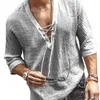 Casual shirts heren heren heren Basic Spring zomer shirt korte mouw katoenen linnen mannen losse kraag zijden chemise homme tops