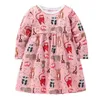 Filles Robes Sautant Mètres École Porter Princesse Avec Arc-En-Crayon Applique Mode Vente Toddler Costume Enfants Robes 221107