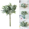 Flores decorativas Eucalipto artificial Eucalyptus Greenery deixa videiras plantas falsas para festa de casamento de casamentos de casamentos de jardim de jardim de grinaldas
