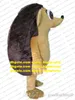 Mascote figurino de hedgehog hedgepig porcupine iLspile com olho de olho de olho de olho adulto caráter caráter de despedida Partido cenário Spot ZZ7922