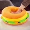 Cartoon Mezzanine Simulation Hamburger Food Toy Pillow Pillow Soft Filming Pillow Ldren Plush Toy Toy Gift Pop Ldren Boys Party Gift J220729