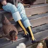 Socken Strumpfwaren Lustige Cartoon Cosplay Huhn Bein Socken Dünne Frauen Hohe Flexibilität Baumwolle Huhn Füße Zehen Oberschenkel Hohe Socke Geschenk für Frauen T221102