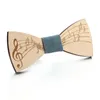 Bow Ties Musician prezent drewniany krawat treble treble dla ojca chłopaka mąż nauczyciel studencki