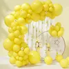 Pure Black Ballon Decorated Arch Suite Party Party Draduation Season Day Balloon Chain Garland A6CF