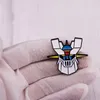 Broches Japón Anime Mazinger Z esmalte Pin broche insignia DevilZ recuerdo hombres armadura Universal joyería mochila Decoración