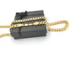 Pendant Necklaces Mens Miami Cuban Link Chain Necklace 18K Gold Finish 10mm Stamped Men's Big 24" Inch Long Hip Hop