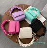 Cross Body Mini Square Tygväska LVS Purses Högkvalitativ PU-läder Kvinnors designer Handväskekedja axel Messenger Travel Pures