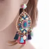 Dangle Earrings Neefu Wofu Fashion Long Drop Big Opring Charm Charm Tassel كبير Brinco Ear Oorbellen بالجملة