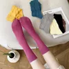 Chaussettes Bonneterie Femmes 2022 Nouveau Automne Mode Décontractée Couleur Unie Respirant Longues Femmes Plaine Filles Coloré Tube Moyen T221102