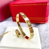A Classic Designer Bracelets Diamond Stainless Steel design Bracelet Women Men Love Bangle Screw With velvet bag Fashion Luxury Jewelry Birthday Christmas Gift