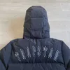 Giacca invernale da uomo Trapstar moda Irongate trapuntata con cappuccio trapuntata da donna calda vintage corta di alta qualità con scritta ricamata 2023 688ss