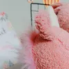 Ins Nettes 4570 cm Rosa Einhorn Mit Großen Zähnen Spielzeug Umarmungen Einhorn Puppen Wohnkultur Kinder Sussen Puppen Geburtstag Weihnachten geschenk J220729