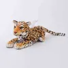 46 cm créatif tigre et léopard boîte à mouchoirs en peluche câlin poupées chambre voiture canapé porte-papier porte-serviettes cadeaux J220729