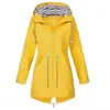 Женские траншевые пальто осенние зимние капюшоны Женская аварийная куртка для ветровки