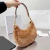 Shoulder Bag Womens Designer Bag Fur Saddle Underarm Bags Shoulder Pea Buns Luxurys Handbag Designer Purse Wallet Clutch Crossbody 220413