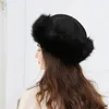 Ball Caps Solid Mongolian Women Fashion Earmuffs Winter Hat Warm Woollen Thick Baseball