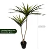 Fiori decorativi Piante verdi artificiali Dracunculus tenuifolia in vaso Mobili per ufficio Simulazione del pavimento del soggiorno Decorazione dell'albero