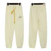 calça masculina calça de streetwear calça de moletom de hip hop bordado de letra sólida perneiras esportivas soltas