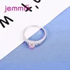 Br￶llopsringar 2022 Elegant White Opal Women Bands smycken S925 Stamp Sterling Silver Crystal Ring for Brides