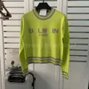 여자 디자이너 스웨터 재킷 여자 스웨터 여자 라운드 목 스트라이프 스웨터 니트 편지 니트 긴 슬리브 가디건 패션 캐주얼 니트웨어 셔츠 크기 S-XL