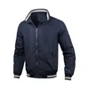 Vestes pour hommes IceLion Pilot pour hommes printemps manteau en cuir solide ample à manches longues coupe-vent marque de mode vêtements