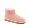 Australia Australian Classic Warm Boots Womens Mini Half Snow Boot USA GS 585401 Winter Full fur Fluffy furry Satin Stivaletti Stivaletti pantofole ug Hot uggitys