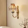 Lampes suspendues Lampe Abat-jour Abat-jour Tissu Lumière Couverture Tambour Murpour Clip Lustre Dentelle Accessoiremaison Ampoule Petites Nuances Minitable Européenne