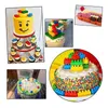 10-kavitet Rektangulär byggsten Silikon Mögel Diy Candy Chocolate Cake Decor Children's Day Birthday Party Gift MJ1056