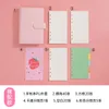 Schattige roze dagboek lederen cover case handboek Office Personal Binder Weekly Planner/Agenda Organizer