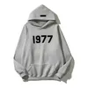 1977 hoodie mens 디자이너 후드 하이 스트리트 몰려들 면화 스웨터 루즈 커플 탑 패션 힙합