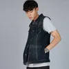 Gilets pour hommes Plus Taille 5XL 6XL 7XL 8XL Hommes Denim Gilet Printemps Été Jean Fat Streetwear Mode Casual Chalecos Para Hombre