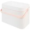 Storage Boxes Box Makeup Storageorganizer Desktop Bag Case Travel Holder Shaving Home Mirrorcarebrush Skin Makeups Container Train Abs