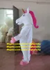 Unicorn Ainkhuern Unimon Single Angle Horse Mascot Costume Adult Cartoon Characon Garden Fantasia faire les honneurs ZZ7951