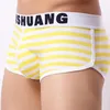 UNDUPTS BOXERS İÇİN BOOKERLAR Yumuşak Stripe Baskılı Kılavuzlar Pamuk U Dışbükey Koşu Yüksek Elatisc Bikini Çamaşırı Düşük Rise Nefes Alabaş Panties