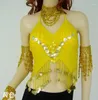 Scene Wear Summer Helt handgjorda Syed Belly Dancing Topps Sexig Oriental Dance Bra Accessory Top 9 Färger