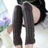 Knee Pads Korean Fashion Gaiters Boot Cuffs Woman Thigh High Winter Warm Crochet Long Socks Christmas Gifts Cover