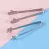 Creative Bar Food Clip 430 Stainless Steel Gloves Shells Circular Heart Tongs Coffee Tea Shop Sugar Chopsticks Clamp